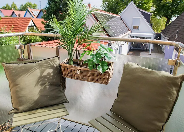 Ostseeoase Mit Strandkorb Am Meer