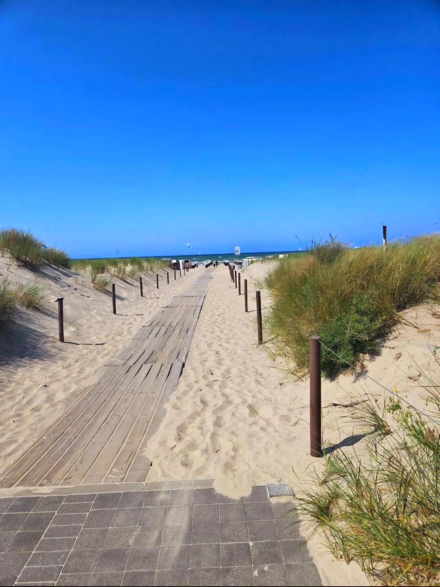 Ostseeoase Mit Strandkorb Am Appartement Rostock
